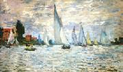 Claude Monet The Barks Regatta at Argenteuil USA oil painting artist